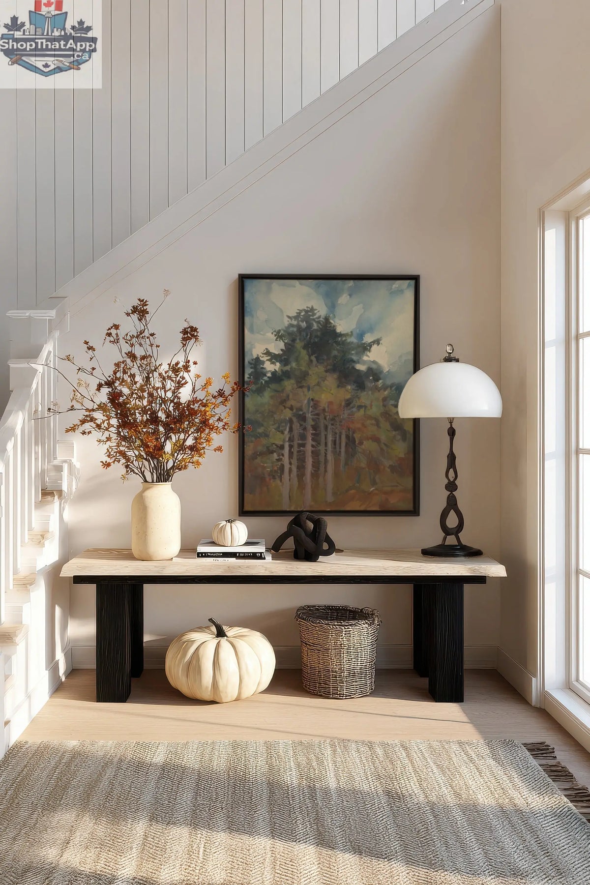 WILD GROVE Toile Étirée Artisanale - Œuvre Sur Toile Étirée - Shopthatapp.ca