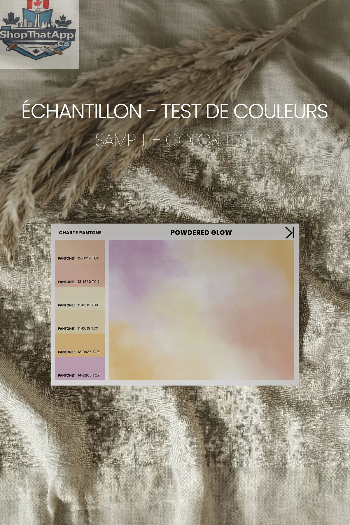 Powdered Glow Canvas Art - Oeuvre sur toile rigide (Test Jay et Will) (Copie) - Shopthatapp.ca