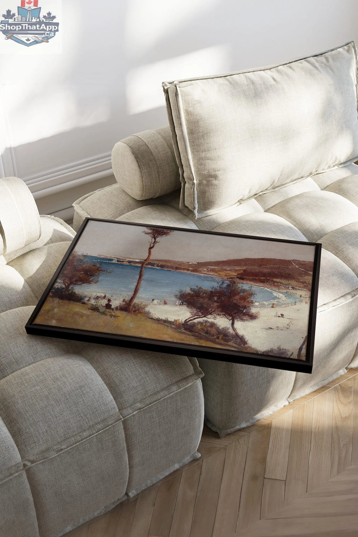 SEAFOAM MEMORIES Canvas Artwork - Oeuvre sur Toile Étirée - Shopthatapp.ca