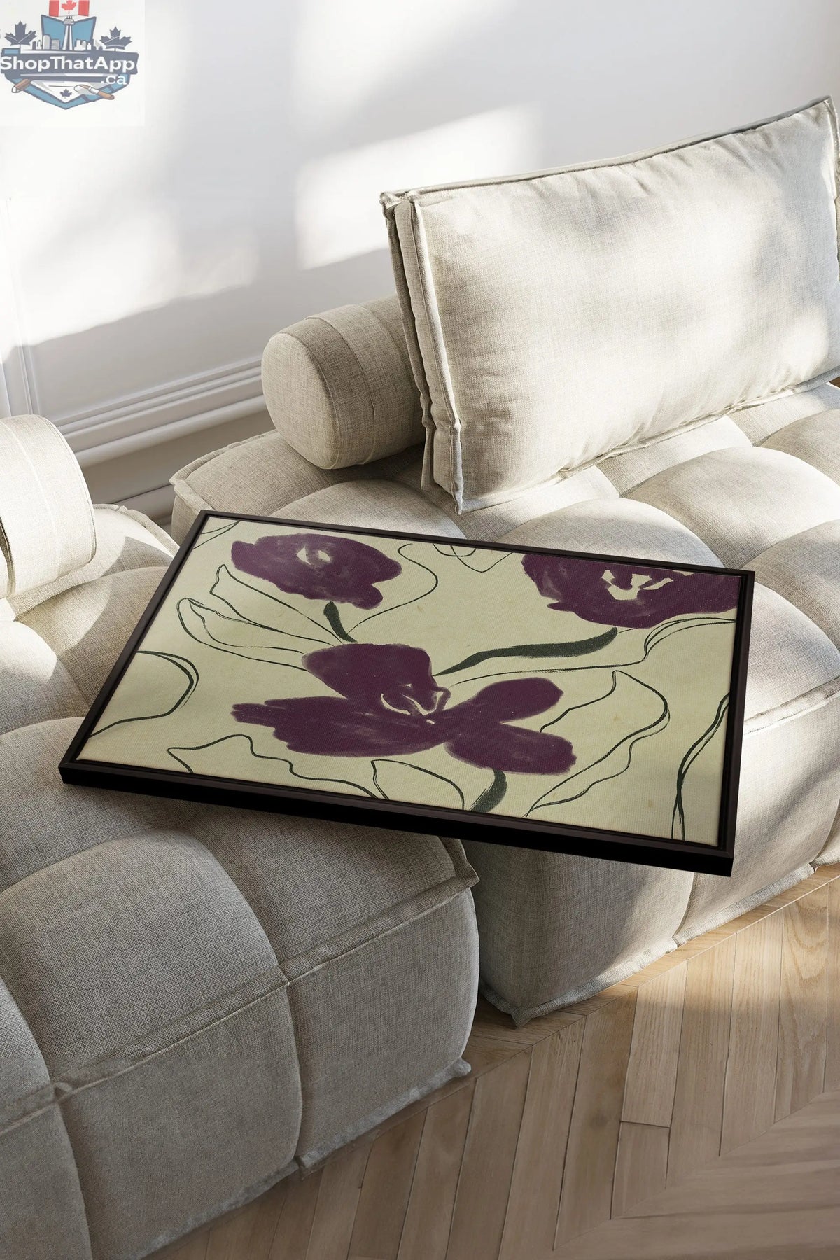 VELVET GARDEN Artwork – Oeuvre sur toile étirée - Shopthatapp.ca