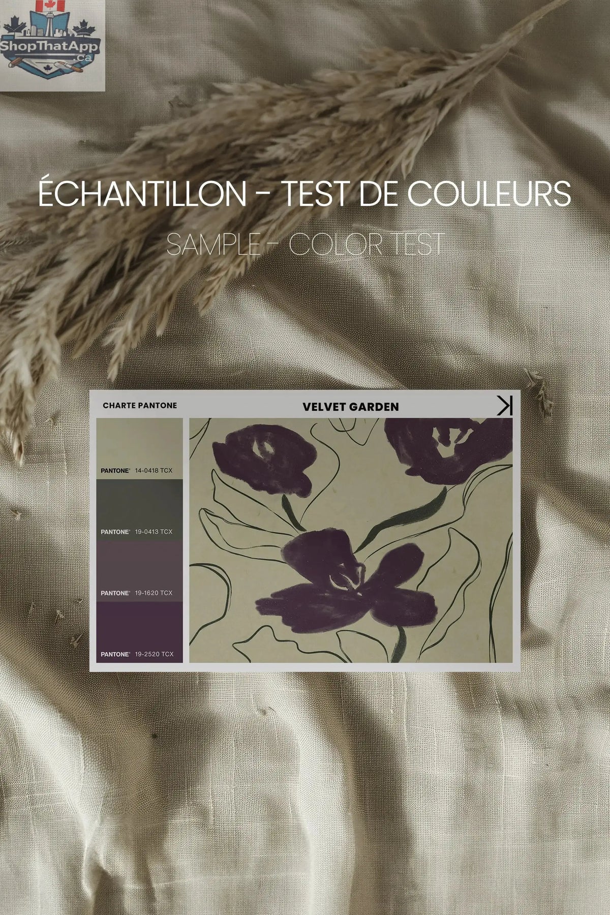 VELVET GARDEN Artwork – Oeuvre sur toile étirée - Shopthatapp.ca