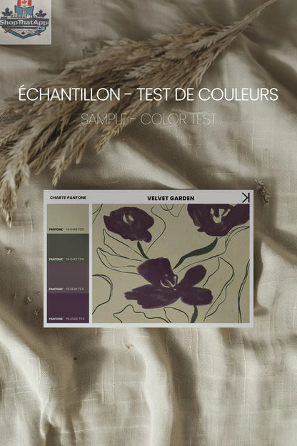 VELVET GARDEN Artwork – Oeuvre sur toile étirée - Shopthatapp.ca