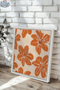 RAYON FLORAL - Oeuvre sur toile étirée pour une décoration intérieure contemporain - Shopthatapp.ca