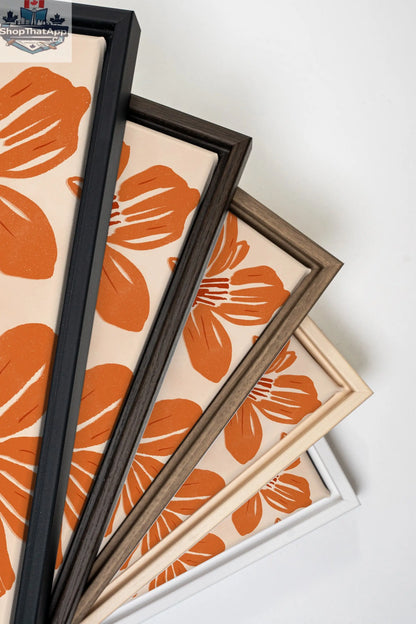 RAYON FLORAL - Oeuvre sur toile étirée pour une décoration intérieure contemporain - Shopthatapp.ca