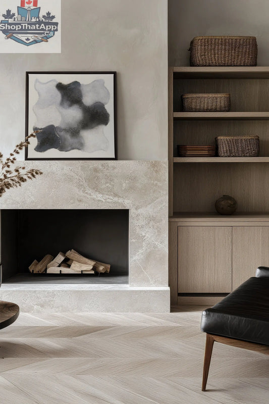 NUANCES FONDUES - Oeuvre sur toile étirée avec fondues sur toile - Shopthatapp.ca