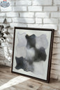 NUANCES FONDUES - Oeuvre sur toile étirée avec fondues sur toile - Shopthatapp.ca