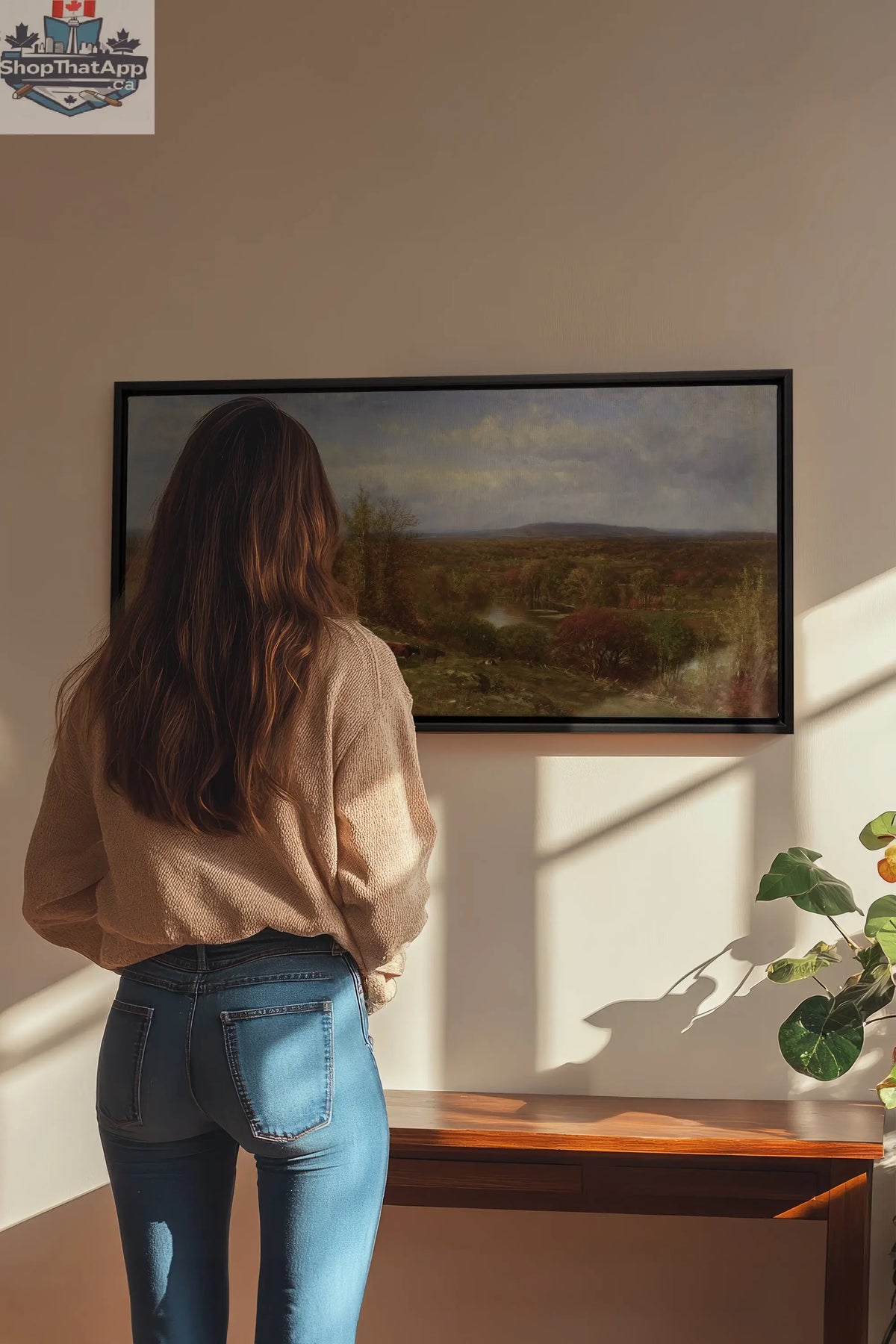 Countryside Glow Canvas Art - Oeuvre sur Toile Étirée - Shopthatapp.ca