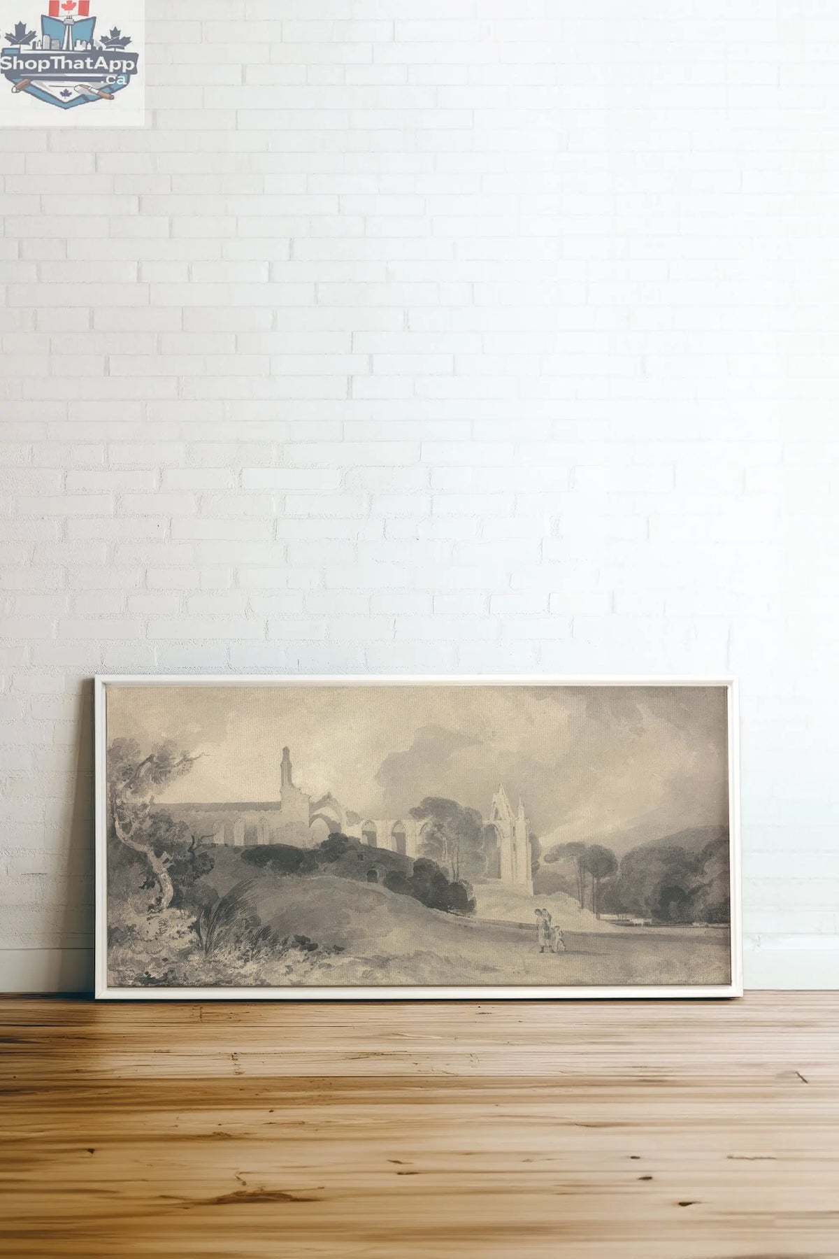 VESTIGES VOILÉS toile étirée - Oeuvre d'art unique pour une décoration intérieure élégante - Shopthatapp.ca