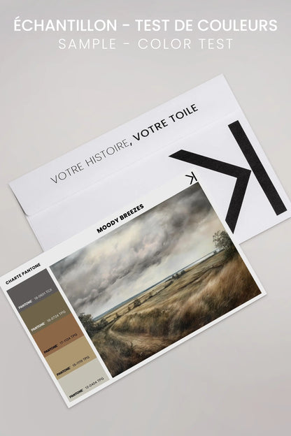 MOODY BREEZES Artwork - Oeuvre sur toile étiré - Shopthatapp.ca