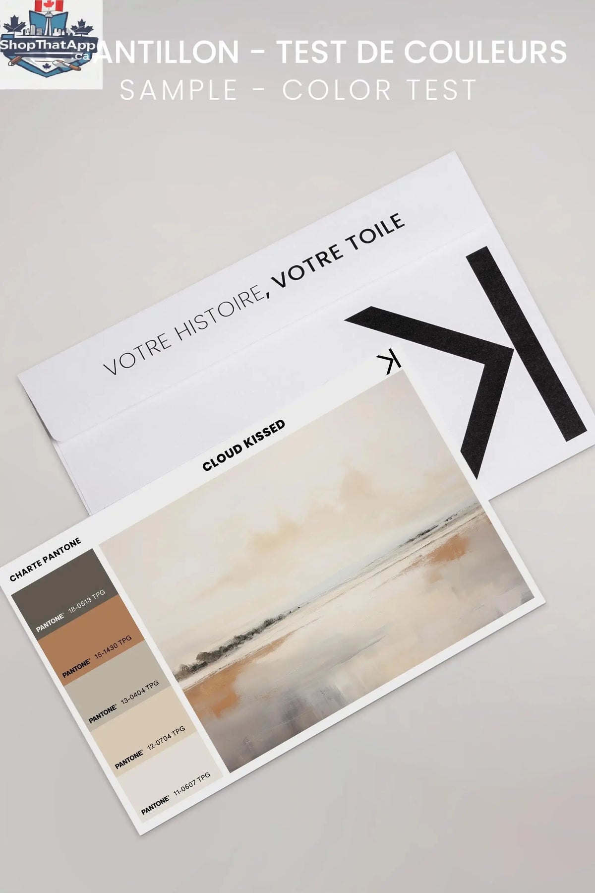 CLOUD-KISSED Oeuvre sur toile : Art moderne décoration intérieure élégante pour votre espace - Shopthatapp.ca
