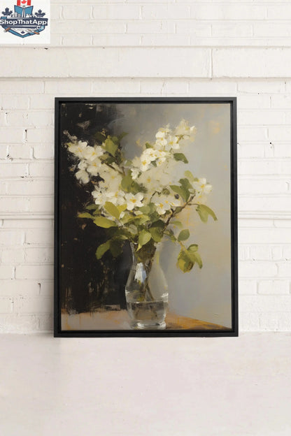 ANTIQUE VASE Artwork - Oeuvre sur toile étiré - Shopthatapp.ca