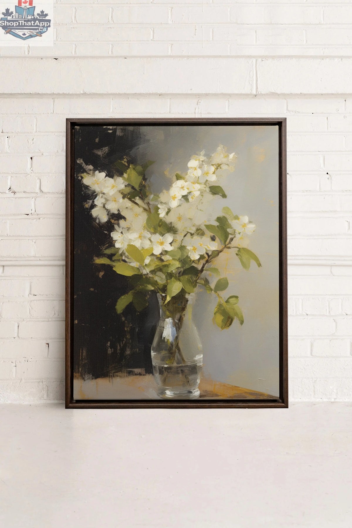 ANTIQUE VASE Artwork - Oeuvre sur toile étiré - Shopthatapp.ca