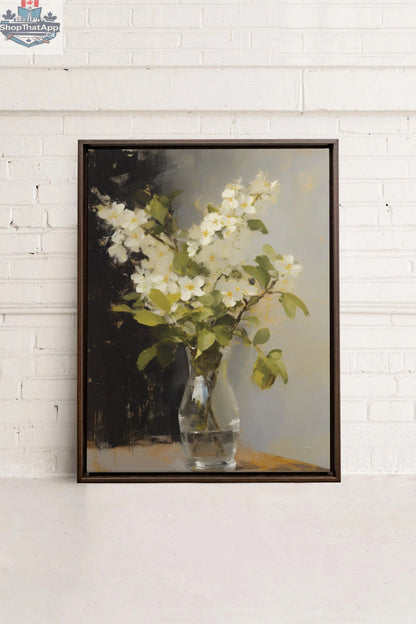 ANTIQUE VASE Artwork - Oeuvre sur toile étiré - Shopthatapp.ca