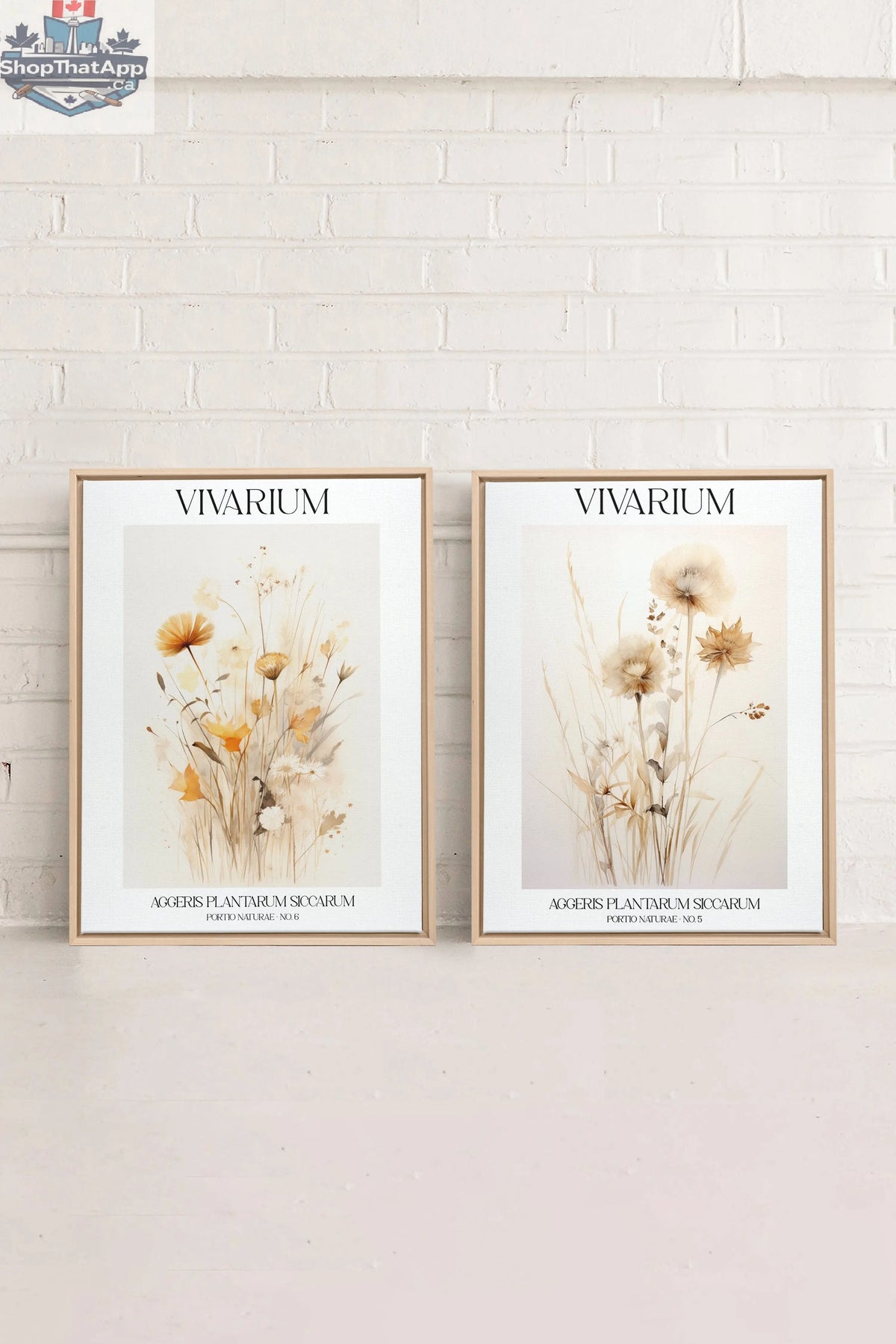 Combinaison Vivarium Imprimée avec 2 Toiles Imprimées - Shopthatapp.ca