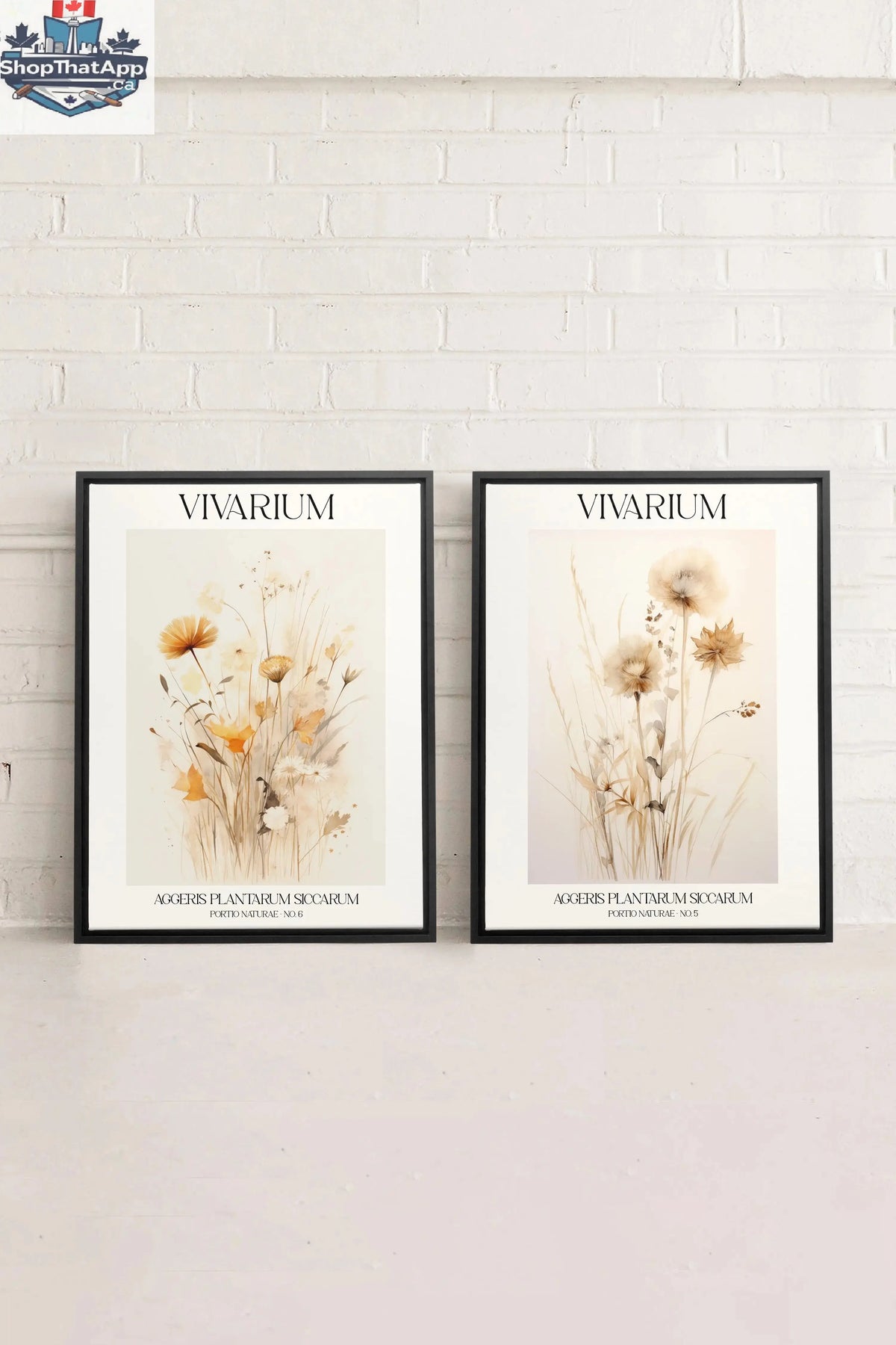 Combinaison Vivarium Imprimée avec 2 Toiles Imprimées - Shopthatapp.ca