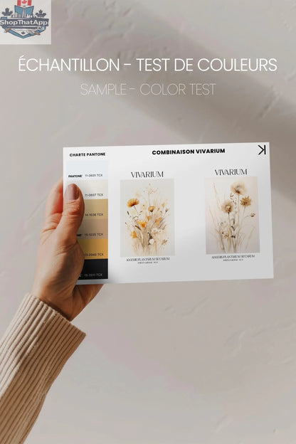 Combinaison Vivarium Imprimée avec 2 Toiles Imprimées - Shopthatapp.ca