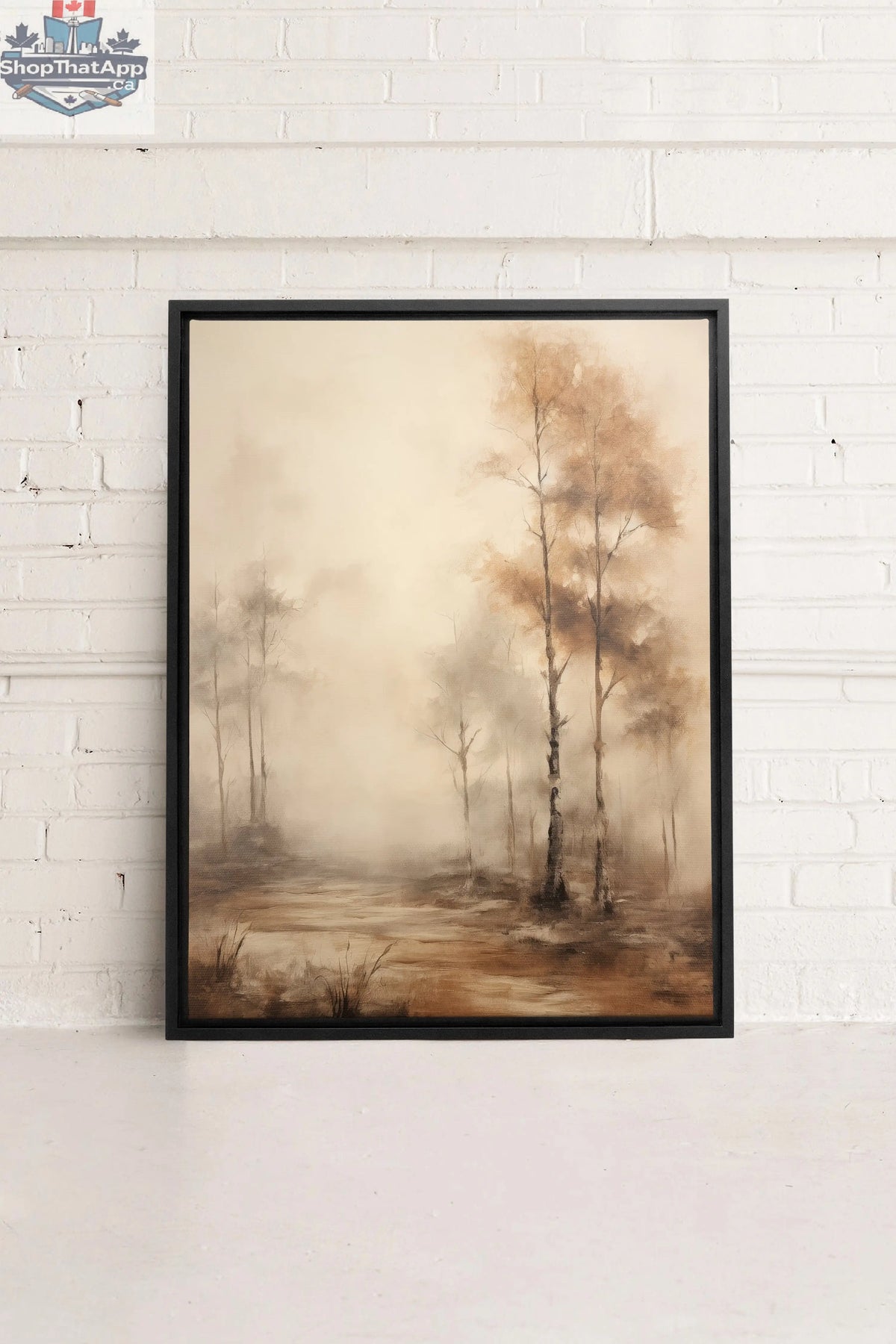 ENIGMATIC FOREST - Enigmatischer Wald Kunstwerk auf Leinwand - Shopthatapp.ca