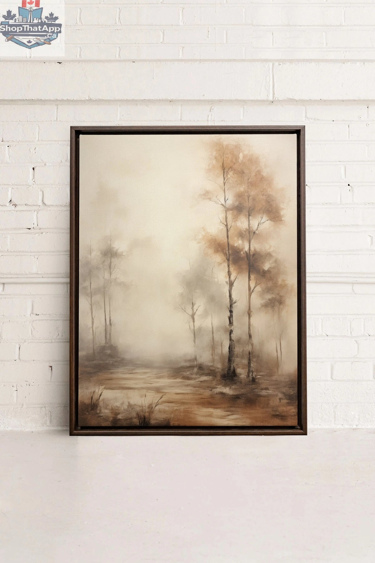 ENIGMATIC FOREST - Enigmatischer Wald Kunstwerk auf Leinwand - Shopthatapp.ca