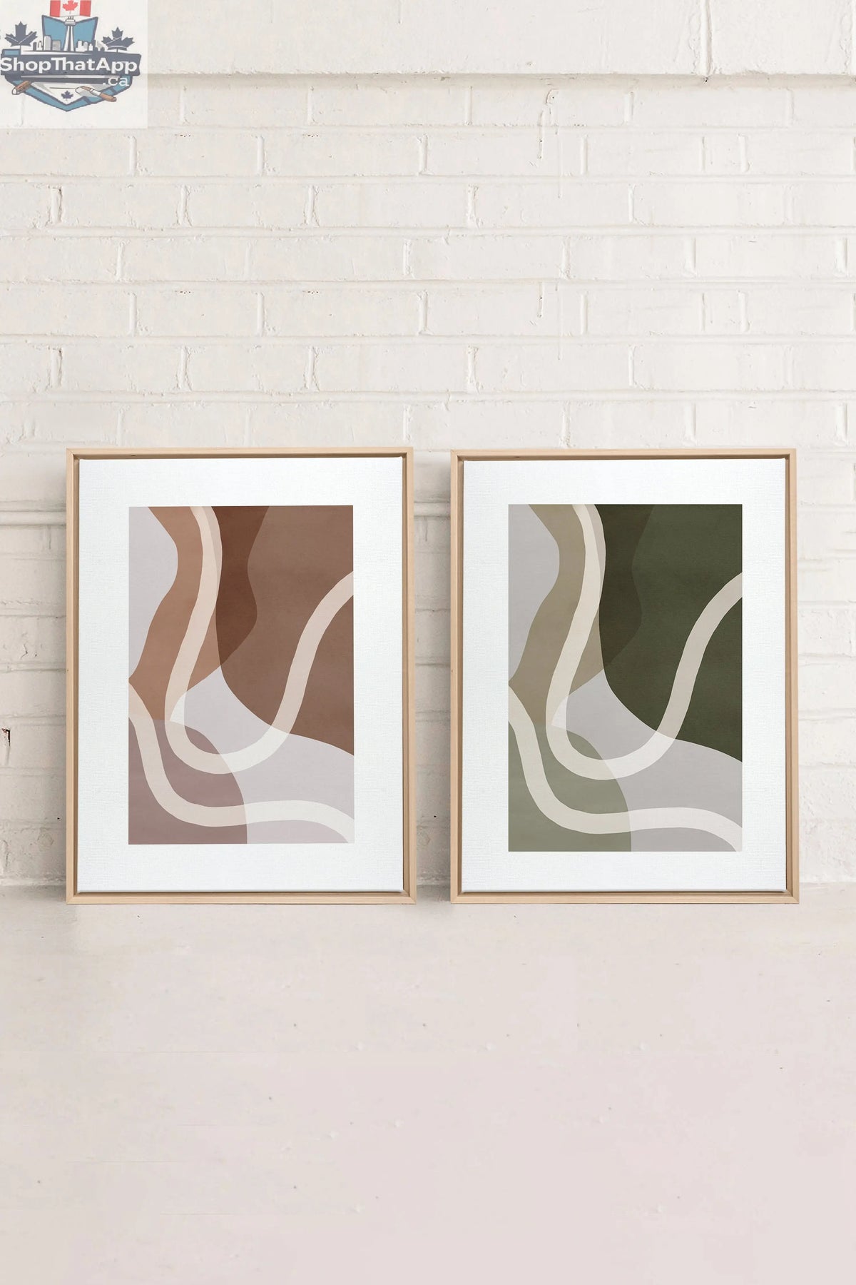 COMBINAISON AUTOMNE IMPRIMÉE WHIRL (2 TOILES IMPRIMÉES) - Shopthatapp.ca