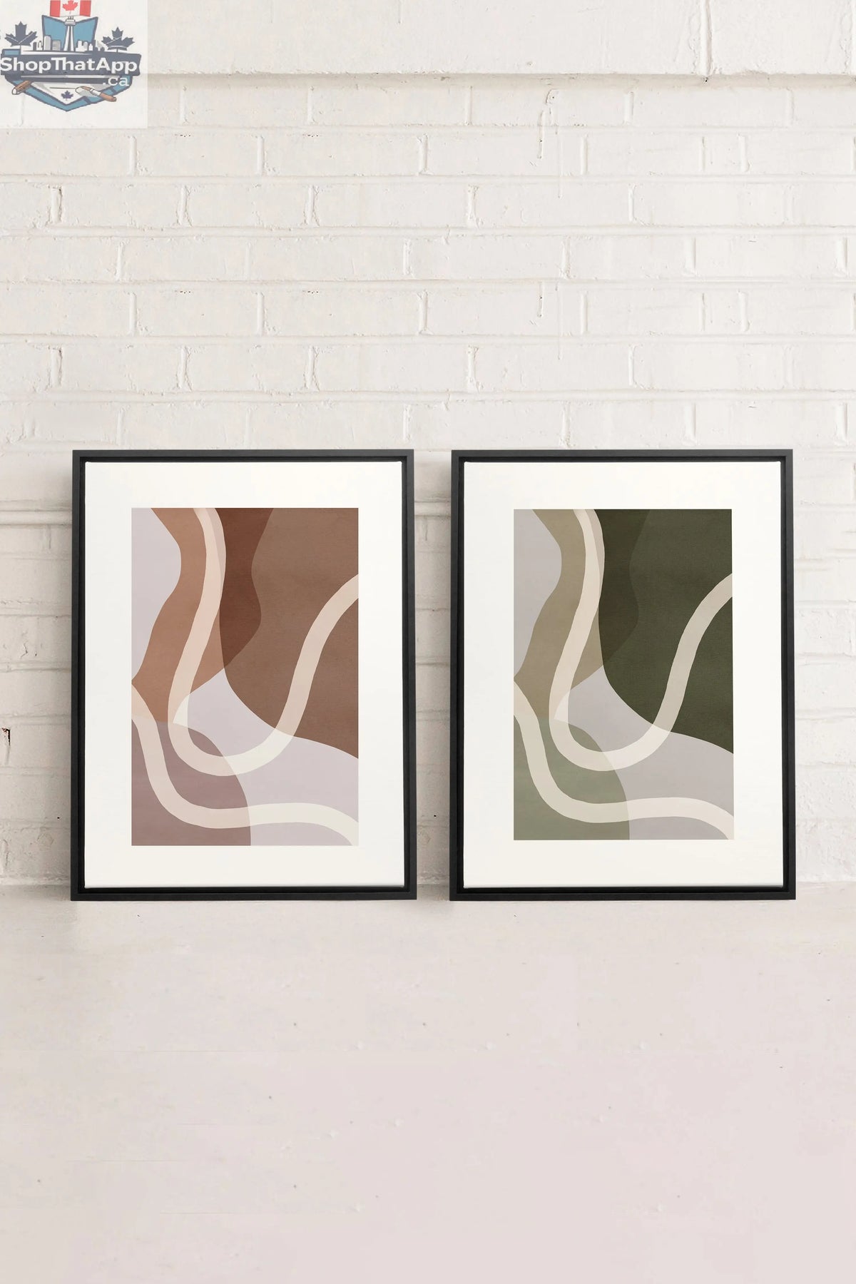 COMBINAISON AUTOMNE IMPRIMÉE WHIRL (2 TOILES IMPRIMÉES) - Shopthatapp.ca
