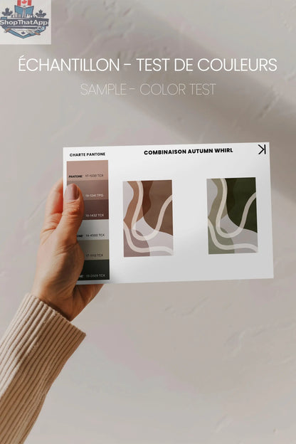 COMBINAISON AUTOMNE IMPRIMÉE WHIRL (2 TOILES IMPRIMÉES) - Shopthatapp.ca