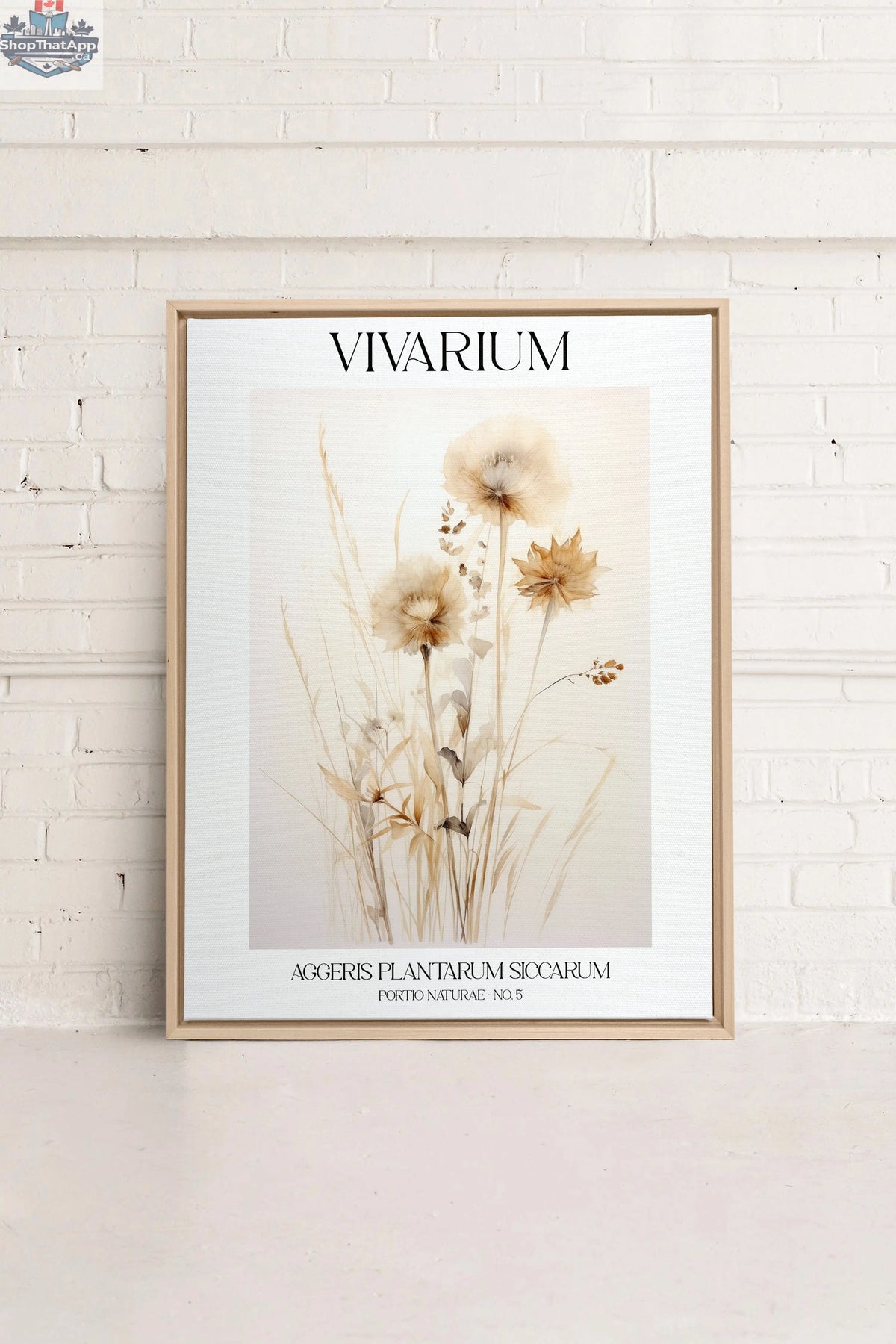 HERBARIUM REVERIE Artwork - Oeuvre sur toile étiré - Shopthatapp.ca