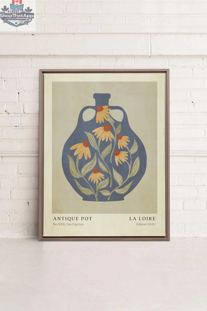 LA LOIRE - Oeuvre sur toile élégante pour une décoration intérieure raffinée - Shopthatapp.ca