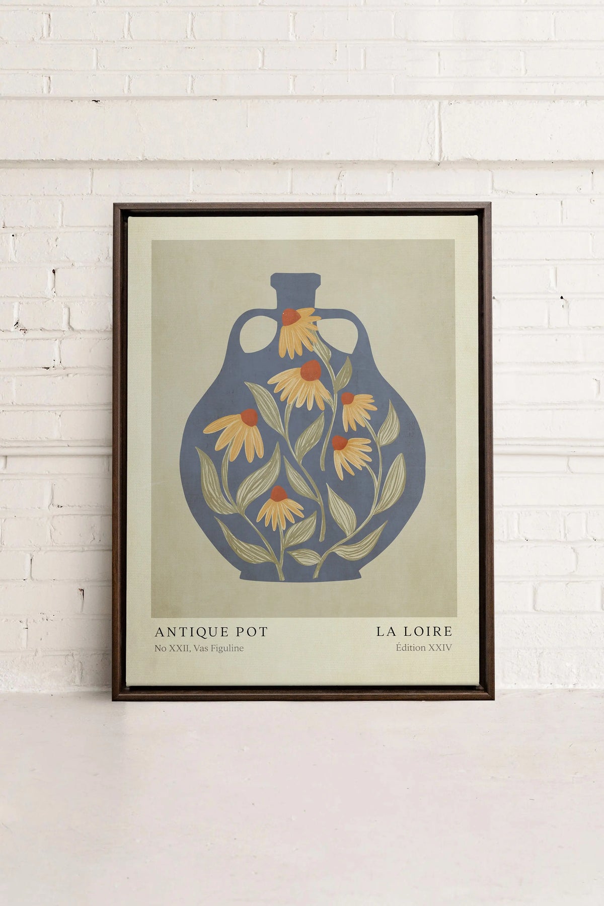 LA LOIRE - Oeuvre sur toile élégante pour une décoration intérieure raffinée - Shopthatapp.ca