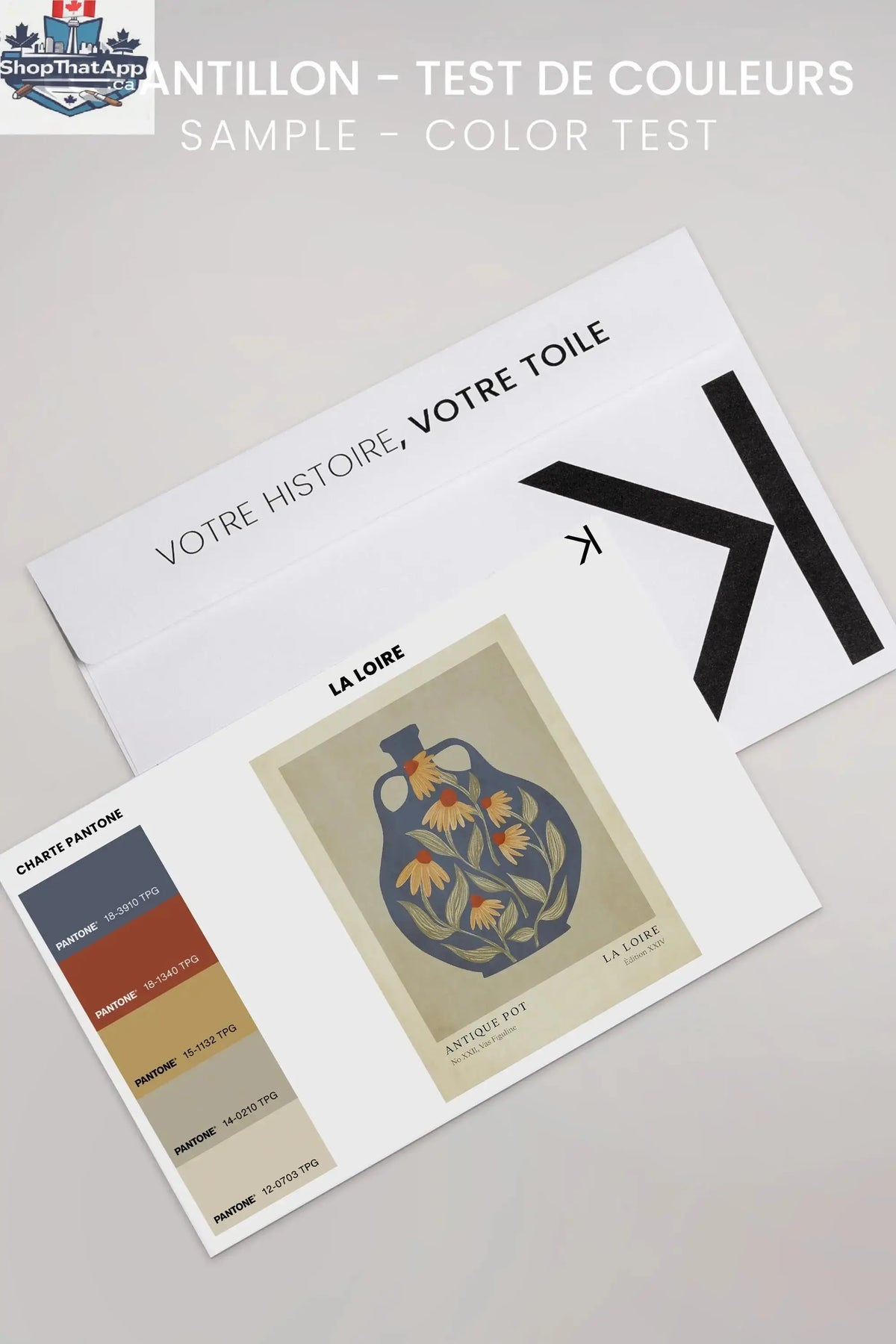 LA LOIRE - Oeuvre sur toile élégante pour une décoration intérieure raffinée - Shopthatapp.ca