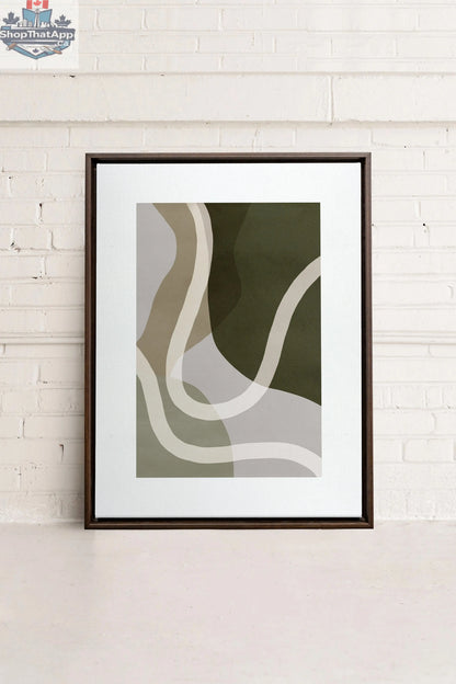 AUTUMN WHIRL - Tableau automnal étiré sur toile - Shopthatapp.ca