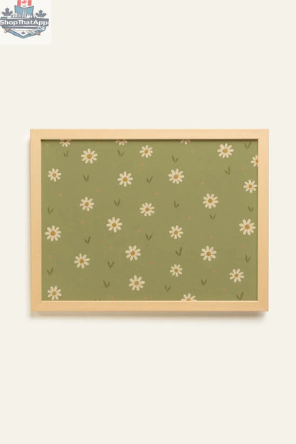 RÊVE DE MARGUERITE - INFINITE PERSPECTIVES Canvas Artwork, Oeuvre sur Toile Rigide, Encadré Naturel Clair (Collective) - Shopthatapp.ca