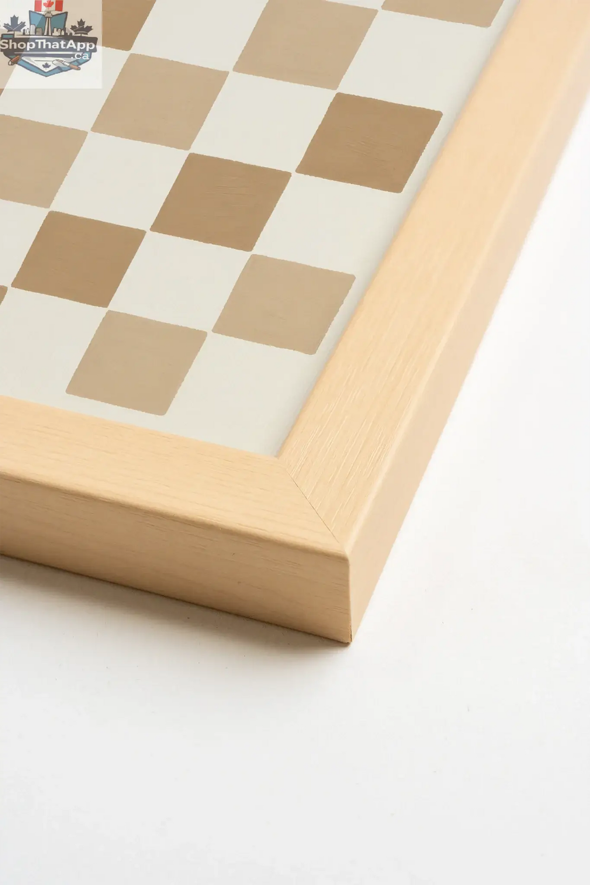 Sandy Squares Artwork - Oeuvre sur toile rigide, encadré Naturel Clair (collective) - Shopthatapp.ca