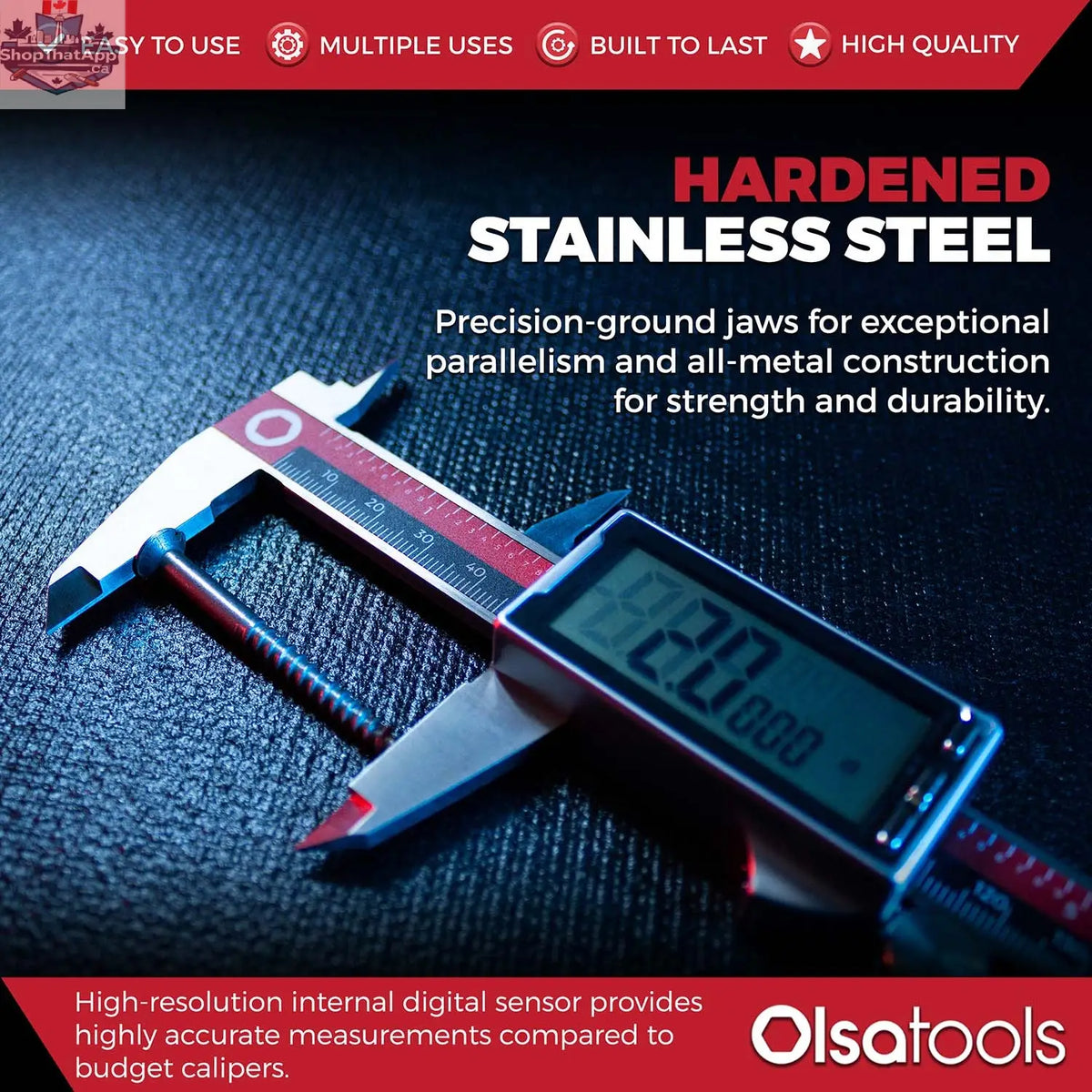 6 Inch Digital Calipers for Accurate Measurements and Precision Tools - Shopthatapp.ca
