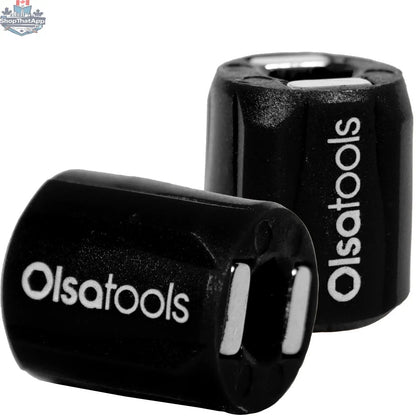 Olsa Tools Canada magnetizer and demagnetizer tool with ring and screwdriver bit holder for enhanced tool performance.
