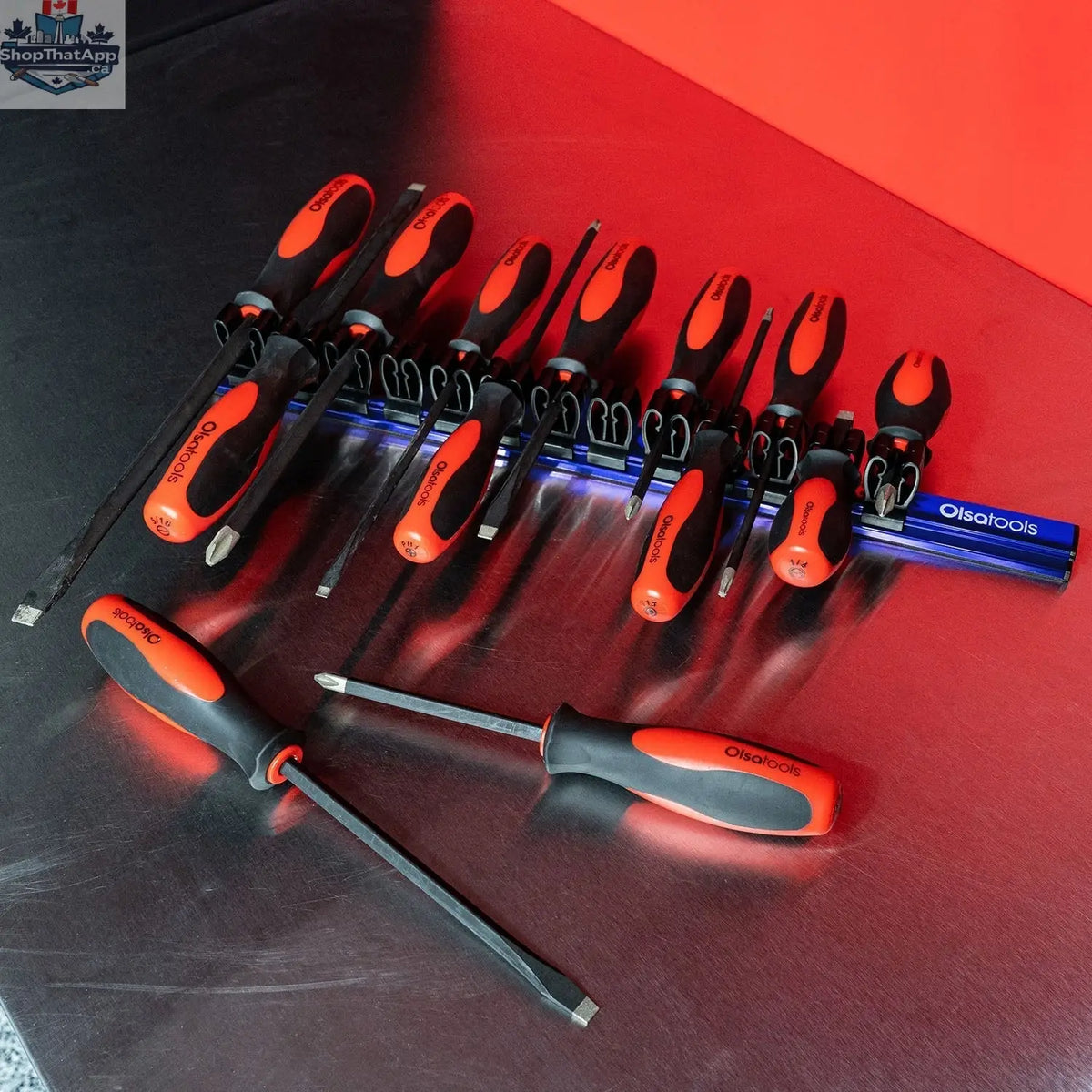 Magnetic Screwdriver Organizer - Efficient Magnetic Screwdriver Holder for Easy Tool Access - Shopthatapp.ca