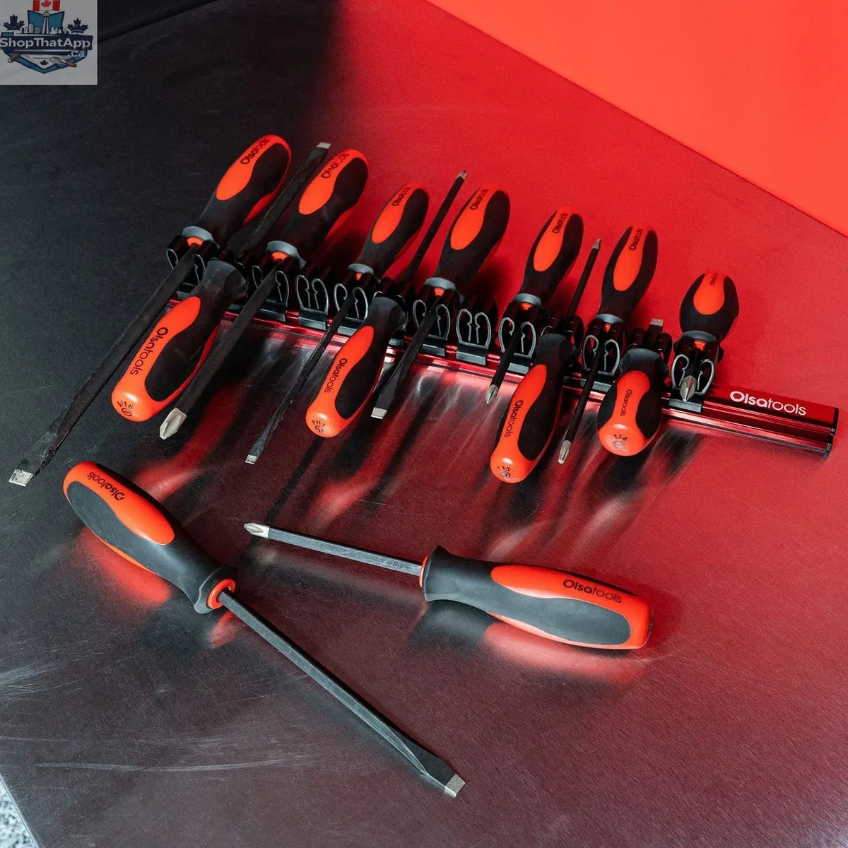 Magnetic Screwdriver Organizer - Efficient Magnetic Screwdriver Holder for Easy Tool Access - Shopthatapp.ca