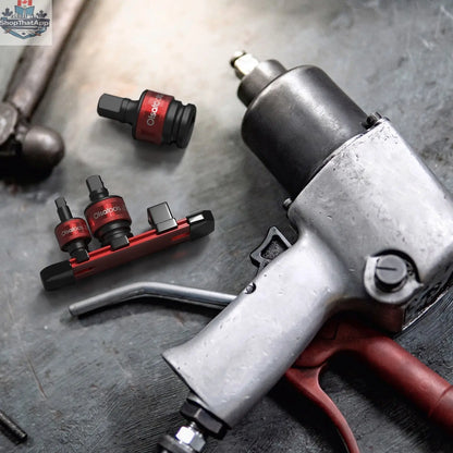3pc Universal Joint Socket Adapter Set for 1/2", 3/8", and 1/4" Drive - Shopthatapp.ca