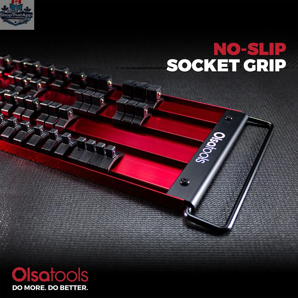 90-Slot Aluminum Socket Tray for Organized Portable Tool Storage - Shopthatapp.ca