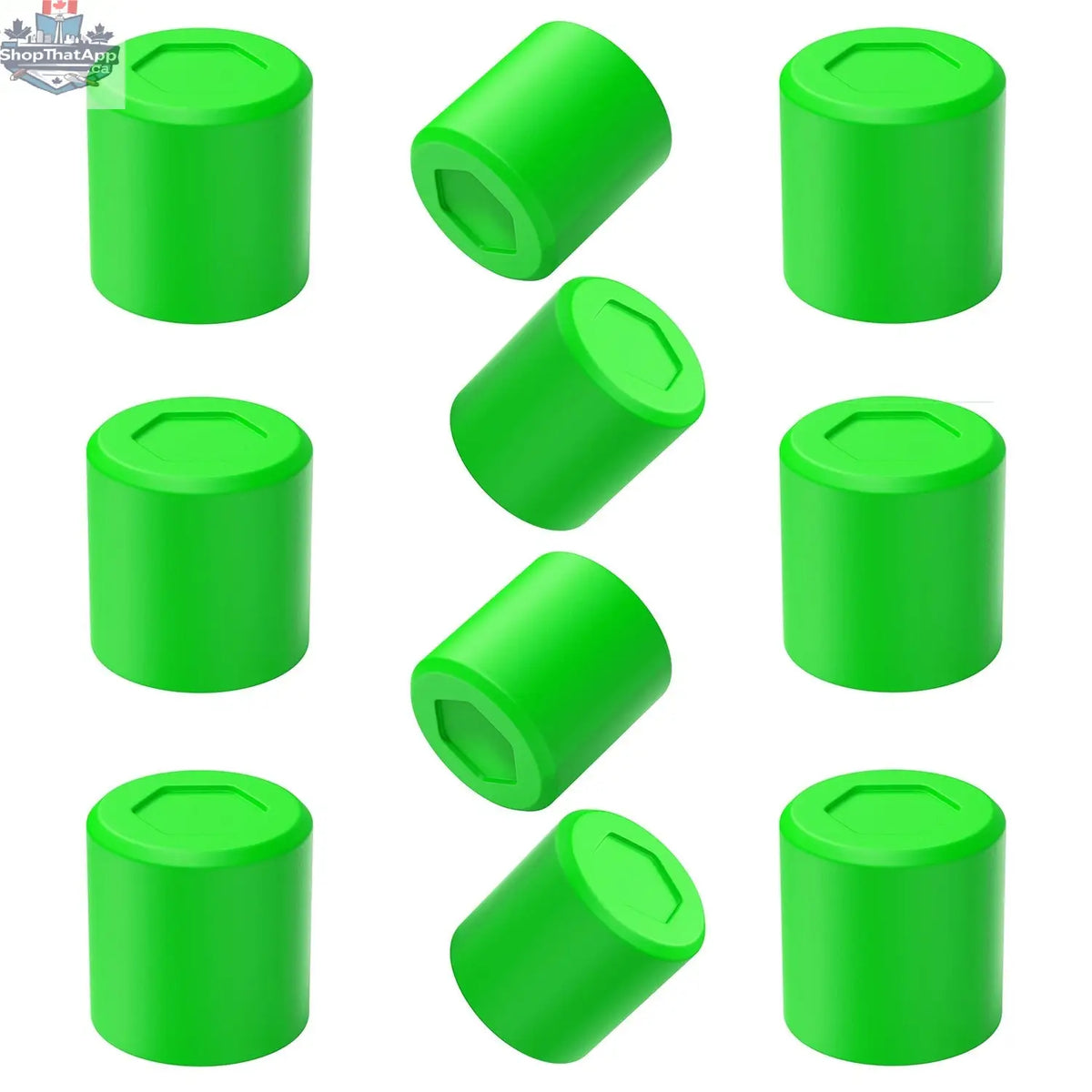 Magnetic Silicone Buttons 10pc Set - Strong Non-Scratch Magnets - Shopthatapp.ca