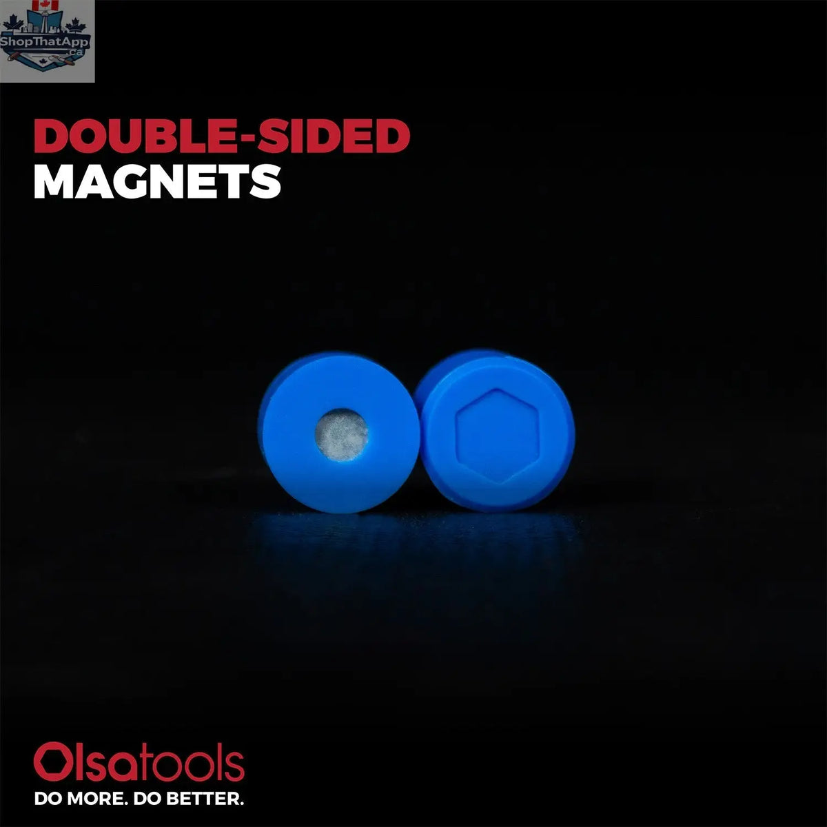 Magnetic Silicone Buttons 10pc Set - Strong Non-Scratch Magnets - Shopthatapp.ca