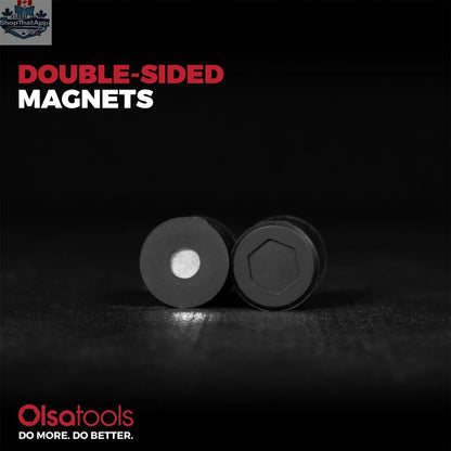 Magnetic Silicone Buttons 10pc Set - Strong Non-Scratch Magnets - Shopthatapp.ca
