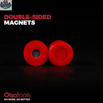 Magnetic Silicone Buttons 10pc Set - Strong Non-Scratch Magnets - Shopthatapp.ca