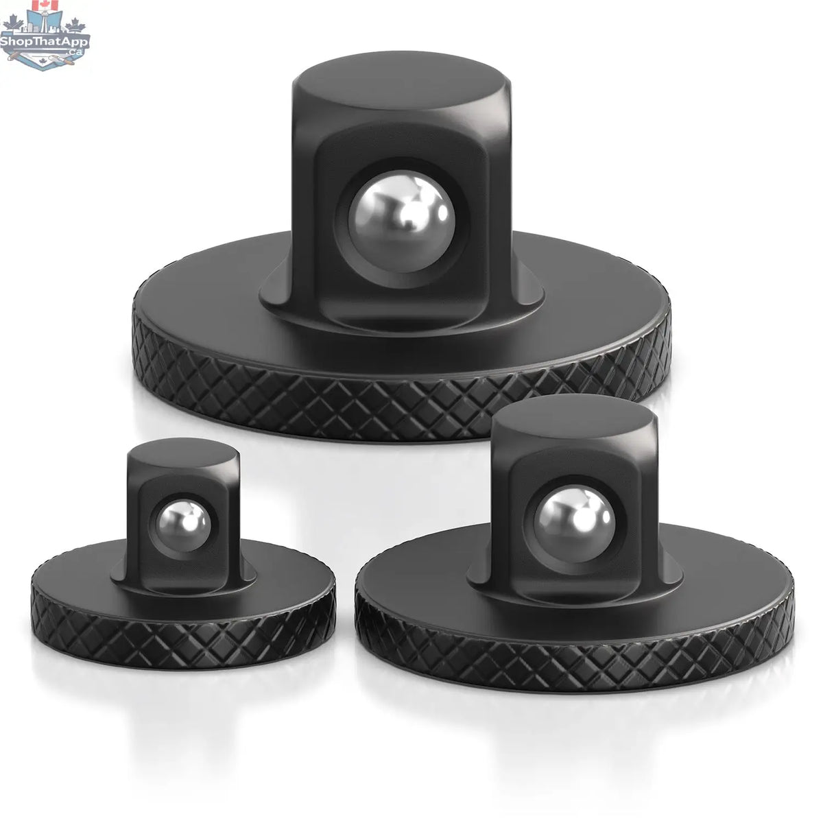 3pc Stubby Impact Sockets Clips for Secure Bit Storage - Shopthatapp.ca