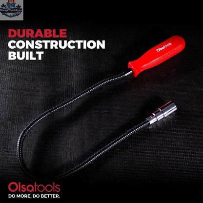 Flexible Magnetic Pickup Tool with LED Light for Easy Retrieval - Shopthatapp.ca