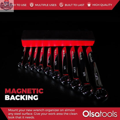 Magnetic Tool Organizer - Durable Magnetic Wrench Holder for Efficient Workspace Management - Shopthatapp.ca
