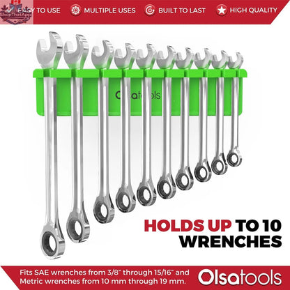Magnetic Tool Organizer - Durable Magnetic Wrench Holder for Efficient Workspace Management - Shopthatapp.ca