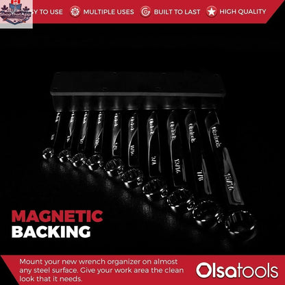 Magnetic Tool Organizer - Durable Magnetic Wrench Holder for Efficient Workspace Management - Shopthatapp.ca