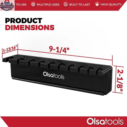 Magnetic Tool Organizer - Durable Magnetic Wrench Holder for Efficient Workspace Management - Shopthatapp.ca