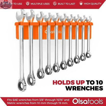 Magnetic Tool Organizer - Durable Magnetic Wrench Holder for Efficient Workspace Management - Shopthatapp.ca