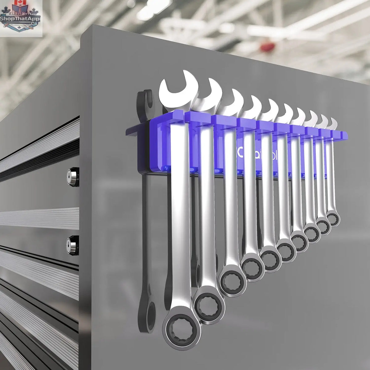 Magnetic Tool Organizer - Durable Magnetic Wrench Holder for Efficient Workspace Management - Shopthatapp.ca